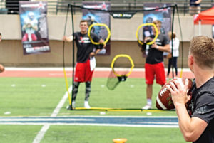 how to throw a football